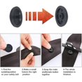 thumbnail image 4 of 10 Paires Bouton D'Arrt de Ceinture de Scurit, Clip Bouton en Plastiqu pour Ceinture de Scurit Voiture pour Tous Types de Voitures, 4 of 5