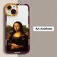 thumbnail image 3 of Great Art Aesthetic David Mona Lisa Clear Phone Case For iPhone 15 14 13 12 11 Pro Max Mini XS X XR SE 2020 7 8 Plus Soft Cover, 3 of 5