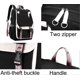 thumbnail image 4 of 21 Liter Tool Bag, Yellow Black Teenage Girls Backpack College Students Outdoor Rucksack Backpack with USB Charging Port, 4 of 4