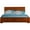 Cherry, variant on Camden Isle Oxford Platform Bed | Paneled Headboard | Low Profile | Queen, Black
