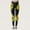 Yellow, variant on Womens Yoga Leggings Fashion Sunflower Print Tights Control Sport High Waisted Soft Stretchy Pants