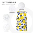 thumbnail image 6 of Easygdp Tropical Lemon Men's Mesh Basketball Jersey Quick Drying Sleeveless Shirts Fitted Muscle Tank Tops Sport Round Neck T-Shirt - Small, 6 of 9