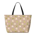 thumbnail image 2 of Easygdp Egg and Avocado Bolsa de Viaje de Playa de Gran Capacidad, Bolsa Tote Perfecta para la Playa, Escapadas de Fin de Semana y Viajes, 2 of 7