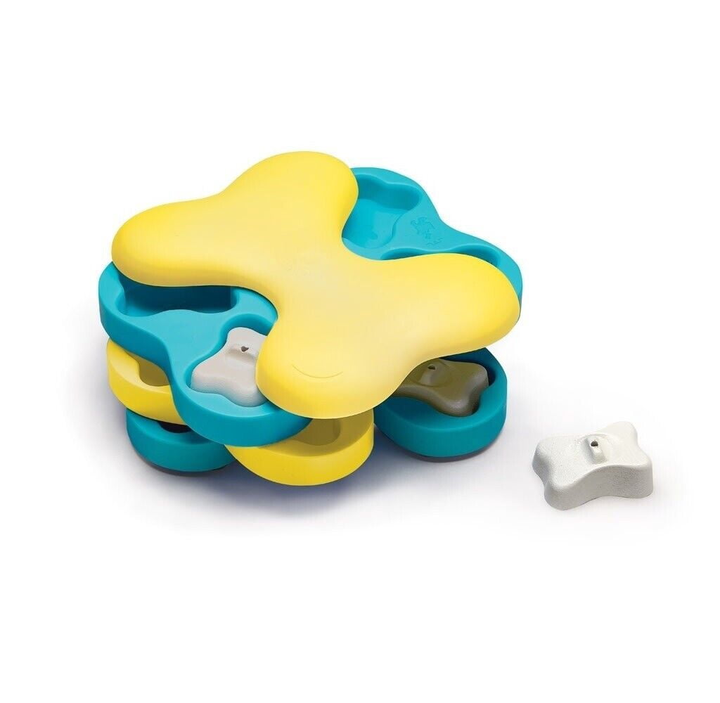 Interactive Dog Toys Treat Dispensing Puzzle Maze Challenge Games Choose Level (12.75 Inch - Brick)