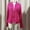#427-Hot Pink, variant on Roncen Women's Casual Sequins Blazer Jacket - Stand Collar Solid Color Design - Versatile Stylish Outerwear for Daily Wear