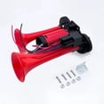 thumbnail image 3 of Trumpet Air Horn With Integrated Compressor And Motor For Truck Vehicle Loud Powerful Sound Upgrade, 3 of 6