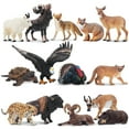 thumbnail image 1 of Figuras de animales Toymany Mini North American Forest, 14 unidades, 1 of 8