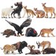 thumbnail image 1 of Figuras de animales Toymany Mini North American Forest, 14 unidades, 1 of 8