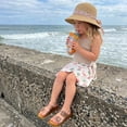 thumbnail image 5 of Cushionaire Pool-K Jelly Sandals for Girls, Water Friendly Slip-On Slides with Double Adjustable Buckles, Comfortable Everyday Wear Kids Sandals, 5 of 16