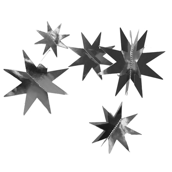 Bearachild 1 Juego de decoraciones de estrellas para el hogar, fuente de fiesta estéreo creativa interesante, accesorios de decoración para diseño, gris Type3 NO3 Bearachild HA060000-06
