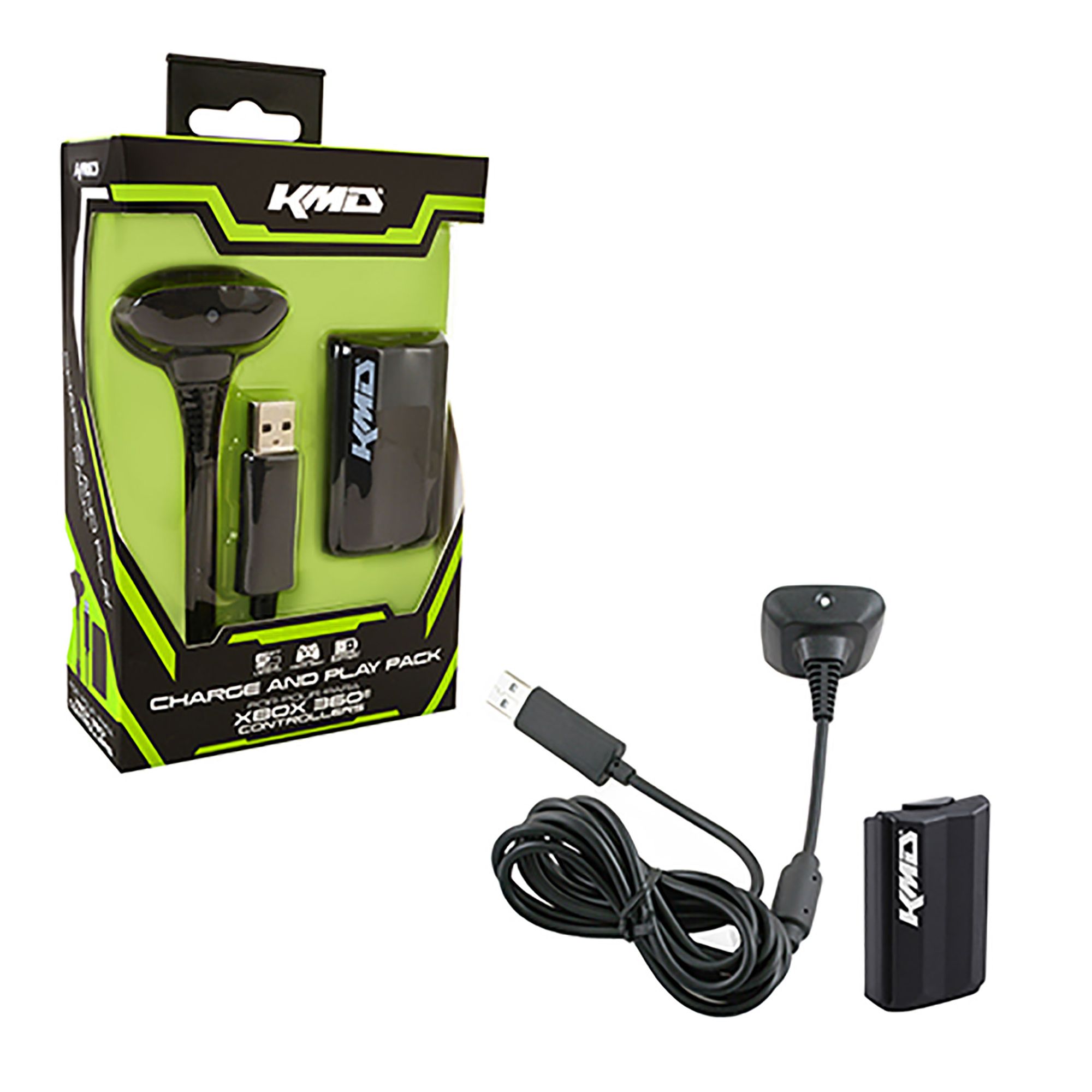 KMD 2100mAh Rechargeable Battery For Microsoft Xbox 360 Controller