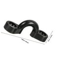 thumbnail image 2 of CATIEBYE 1Set Black Sturdy C Shaped Buckle for Kayak Rope Fixing and Canoe Repair Accessories, 2 of 8