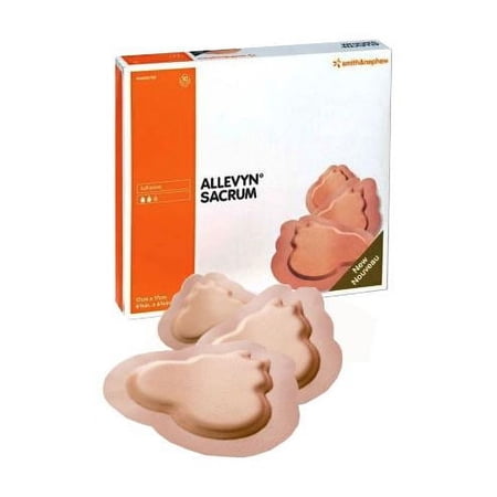 Allevyn Life Foam Sacrum Dressing, Sterile, 6-3/4" X 6-7/8" Part No. 66801306 (10/box)