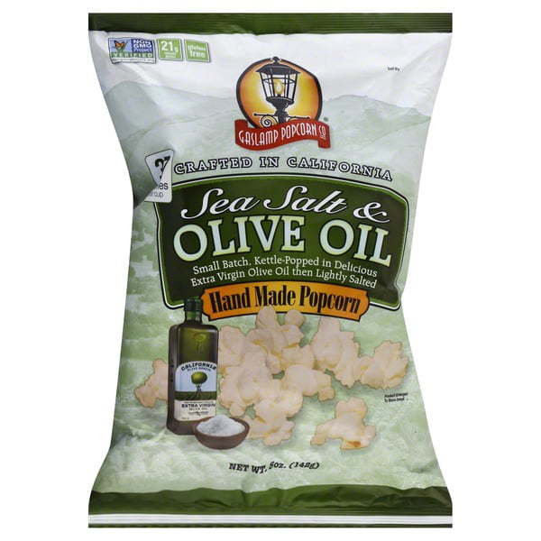 Senatet pelleten forfriskende Sea Salt & Olive Oil Popcorn, 5 oz, 1 Pack - Walmart.com