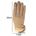 thumbnail image 2 of Guantes de invierno para mujer Guantes de mensajes de texto con pantalla táctil para clima frío - Guantes cálidos y térmicos a prueba de viento, 2 of 5