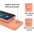 thumbnail image 4 of Compatible with Xiaomi Poco F4 Case Silicone Shockproof TPU Phone Cases for Xiaomi Poco F4 Anti-Scratch Protective Case with Ring (Orange), 4 of 14