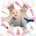 thumbnail image 5 of Baby Healthcare Kit, Grooming Kit, Topboutique Portable Newborn Nursery Health Care Set with Baby Comb, Clipper Cleaner,Baby Brush, for Baby Girl & Boy Gifts Newborn Gift Set,Set of 8,Pink, 5 of 7