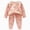 outfits001-Pink, variant on NOLDARES Infant Toddler Winter Clothes Outfits 2Pcs Long Sleeve Graphic Crewneck T-Shirt Sweatpants Cozy Set Size:4-5 Y,Beige