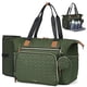 thumbnail image 1 of Bolsa de pañales para bebés Tonyeee, grande, impermeable, verde oscuro, 1 of 7