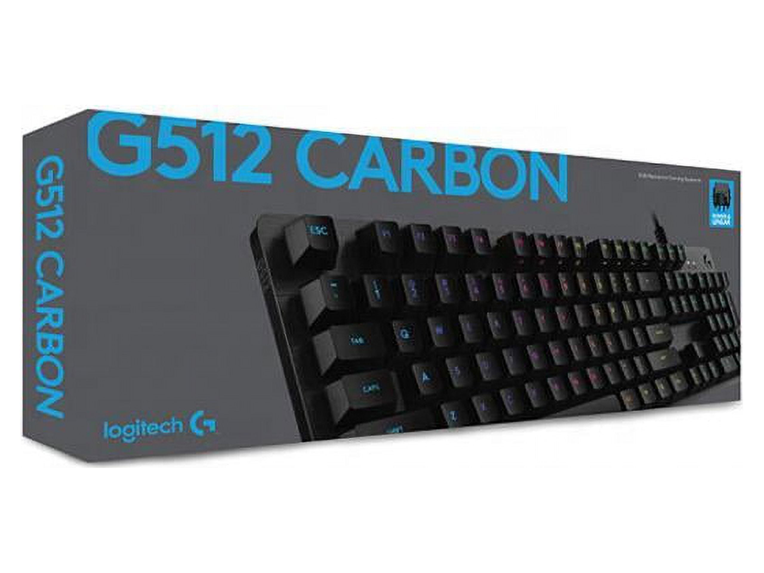 Logitech G512 CARBON RGB Mechanical Gaming Keyboard with LED
