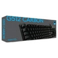 thumbnail image 3 of Logitech G512 CARBON LIGHTSYNC RGB Mechanical Gaming Keyboard with GX Brown switches - Tactile, 3 of 5