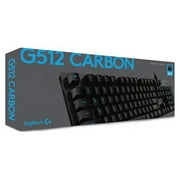 Logitech G512 CARBON LIGHTSYNC RGB Mechanical Gaming Keyboard - GX Brown switches (Tactile) - Carbon