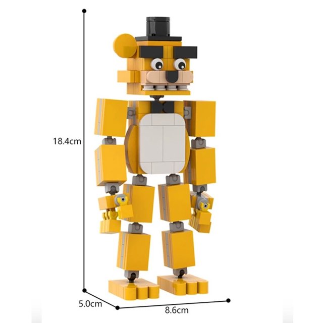 Creativo juego muñeca MOC bloques de construcción niños montaje de bricolaje conjunto modelo de ornamento de oso de juguete, para los niños