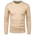thumbnail image 1 of EGNMCR Chandail Homme Décontracté Col Rond Manches Longues Tricot, 1 of 7