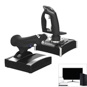 Jesscasday Flight Simulators Controls with Vibration Flight Stick Joysticks Controller