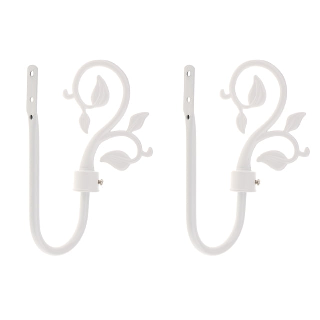 2 ganchos para cortinas con forma de árbol, sujetacortinas para ventanas, ideales para la decoración del hogar. Estilo3 Blanco