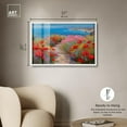 thumbnail image 5 of Ocean View Bloom I Shadowbox Print Colorful Floral Art by Art Remedy, White Frame, 36 x 24, 5 of 7