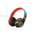 thumbnail image 3 of sdhkgrrt under $5 Wireless Bluetooth Headphones, Wireless Bluetooth Headphones,LED Light Gaming Headset,Bluetooth 5.0 Over-Ear Headphones,Mobile Computer Sports Headphones,7-Hour Playtime, 3 of 8