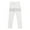 White, variant on (3T-10Y)Toddler Baby Girls Straight Leg Trousers Elasticated Waist Solid Color Pants With Pocket Fall Winter Skinny Pants For Kids White 5T