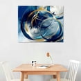 thumbnail image 3 of PIKWEEK Wall Art Canvas Abstract Art Paintings Blue Fantasy Colorful Graffiti on White Background Modern Artwork Decor for Living Room Bedroom Kitchen, 3 of 5