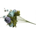 thumbnail image 3 of Silk Peony Bouquet Vintage Artificial Peonies Flower for Home Wedding Party Decor (1pcs, White), 3 of 5