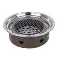 thumbnail image 2 of SPRING PARK BBQ Stainless Steel Barbecue Round Grill Mesh Wire Net Racks Grid Grate Picnic, 2 of 7