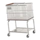 thumbnail image 5 of Cesta de ropa con ruedas, organizador de cestos de ropa sucia multiusos para uso comercial y Plata, 5 of 7