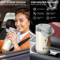 thumbnail image 6 of 1pc Sloth 30oz Tumbler with Straw & Handle - Insulated Stainless Steel Cup | Holiday Gift for Man Women (Christmas, Valentine's, Birthday), 6 of 7