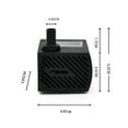 thumbnail image 2 of GJX Fountain Pump,Efficient Water Fountain Pump,Compact Water Pump for Fountain, 2 of 5