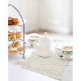 thumbnail image 4 of Spring Floral Kitchen Dish Towels for Drying Dishes Set of 4, Vintage Simple Flowers Pattern Beige Waffle Weave Microfiber Hand Tea Bathroom Towels Quick Dry & Absorbent Towel 12x12, 4 of 7