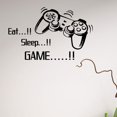thumbnail image 2 of Adhesivos de pared Eat Sleep Game Cartoon Controller PVC 43 x 57 cm, 2 of 3