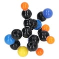 thumbnail image 2 of Kit de modelo de estructura molecular: bola de moléculas con enlace proporcional para el aprendizaje de química orgánica e inorgánica., 2 of 14