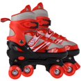 thumbnail image 1 of Lyrovo Patins à Roulettes Réglables avec Frein pour Enfants, Filles & Garçons (S, Rouge) Utilisations Recommandées du Produit : Débutant, Intermédiaire, Entraînement / Patins à Roulettes 2 X Touches Allen 1 X Clé, 1 of 5