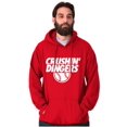 thumbnail image 3 of Baseball Homerun Crushin Dingers Hoodie Hooded Sweatshirt Men Brisco Brands S, 3 of 6