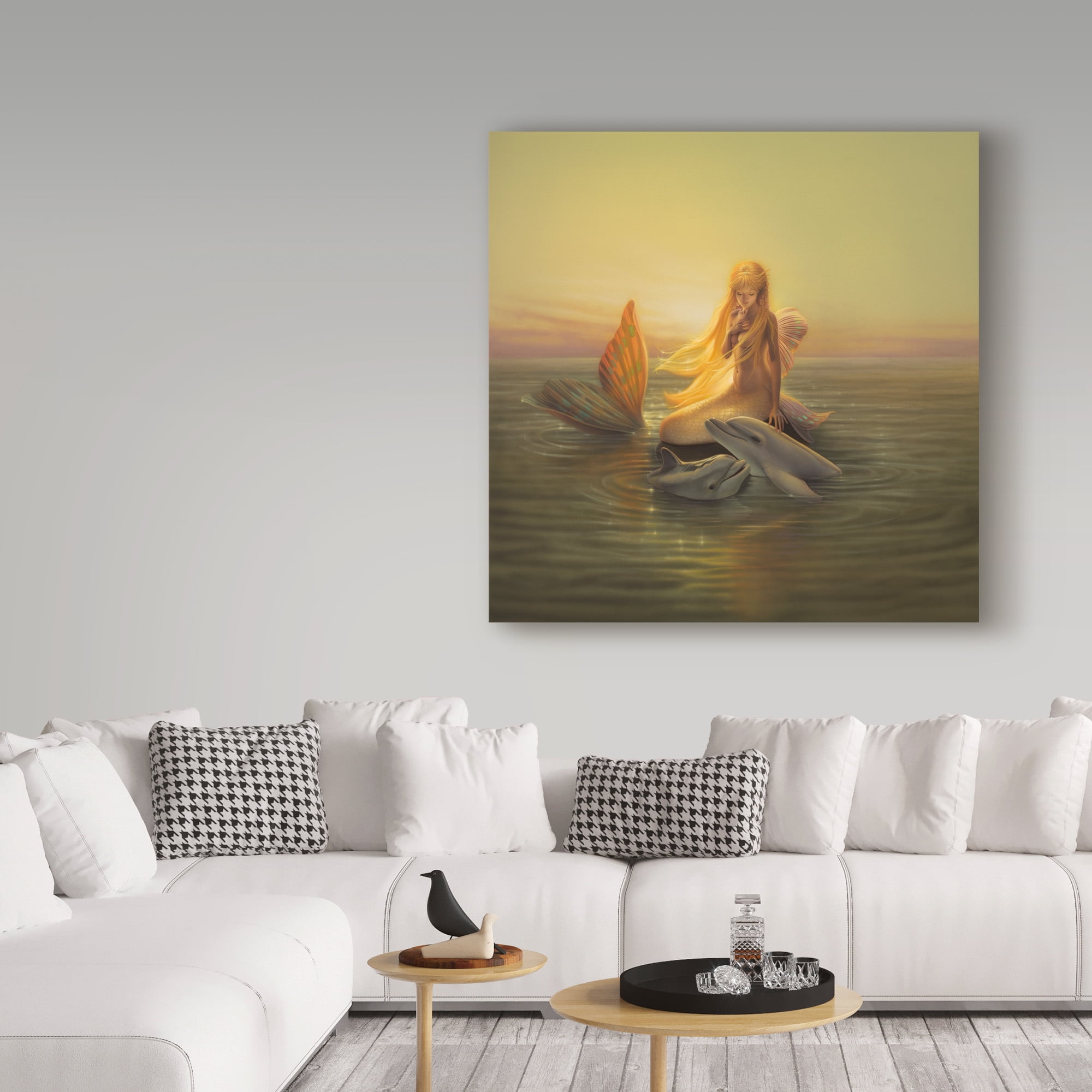 Kirk Reinert 'One Love Mermaid' Canvas Art