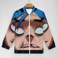 thumbnail image 3 of 2D Gorillaz Fashion Jacket Mens Windbreaker Coat Lightweight Zipper Clothes Streetwear Bomber Outerwear Jackets, 3 of 7