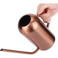 thumbnail image 1 of 1.5L Garden Watering Can - Stainless Steel Long Spout Garden Watering Can Copper Red, 1 of 5