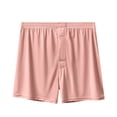 thumbnail image 3 of Men’s Breathable Briefs Elastic Waistband Split Underpants Soft Everyday Sleepwear Casual Athletic ShortsRedXXXXL, 3 of 6