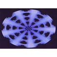 thumbnail image 1 of Ahgly Company Machine Washable Indoor Rectangle Transitional Light Slate Blue Area Rugs, 3' x 5', 1 of 7