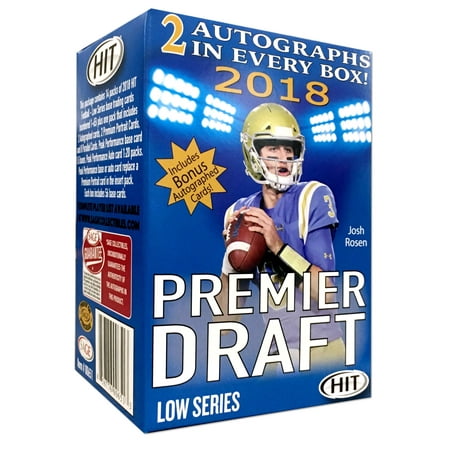 2018 Sage Premier Football Low Draft Pick Series Value Box Trading